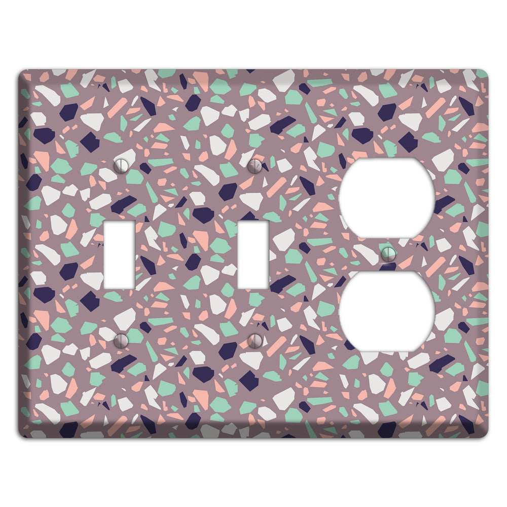 Lavender Shard 2 Toggle / Duplex Wallplate