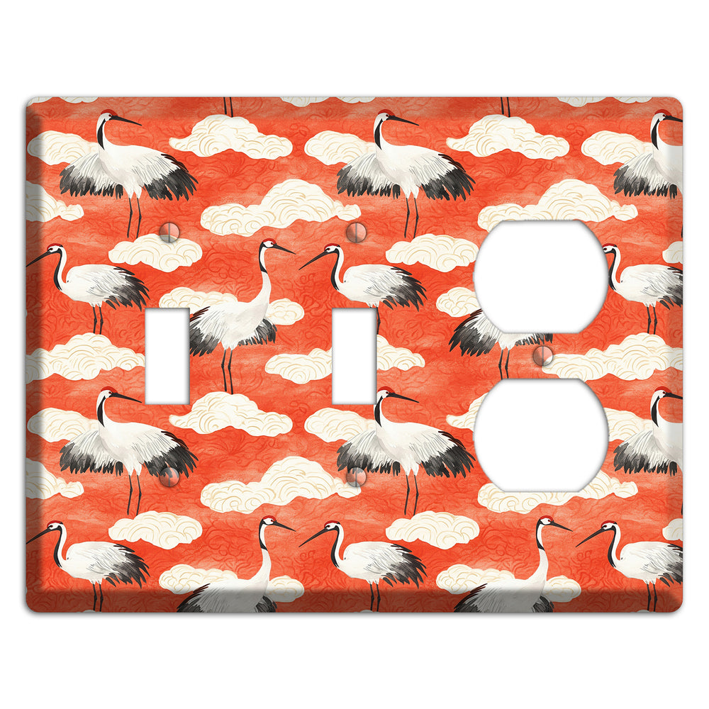 Vermillion Cloud Ceremony 2 Toggle / Duplex Wallplate