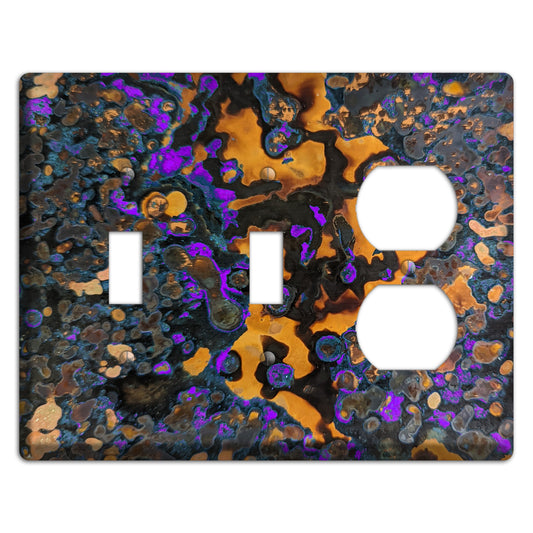 Copper Purple 2 Toggle / Duplex Outlet Cover Plate