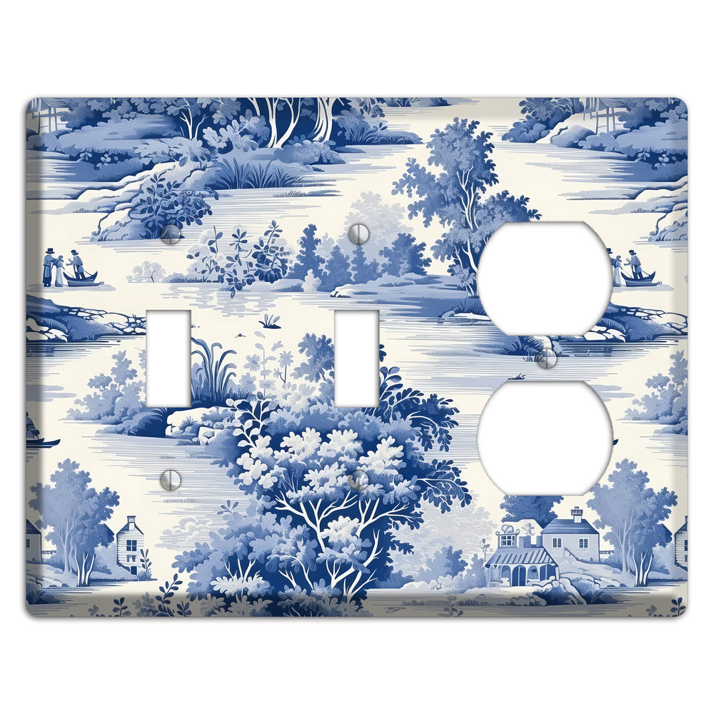 River & Reverie 2 Toggle / Duplex Wallplate