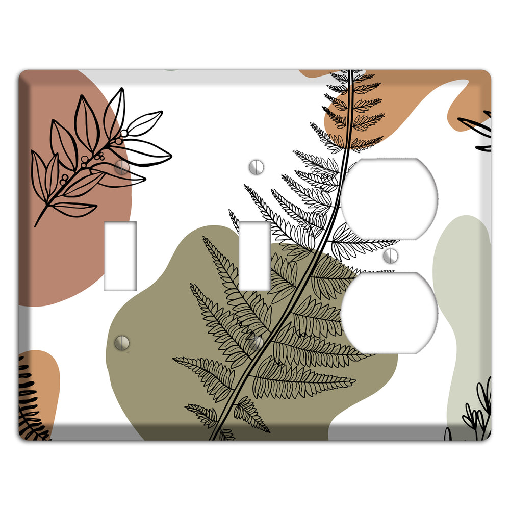 Fern & Shadow 2 Toggle / Duplex Wallplate