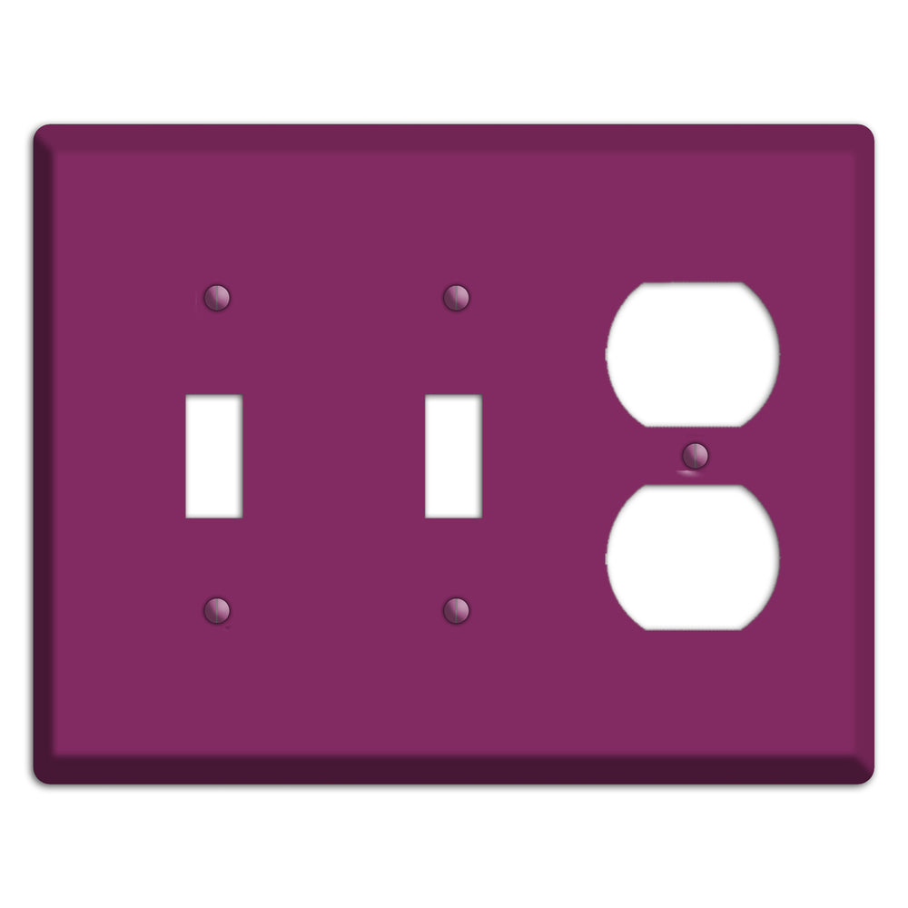 Baxter Plum Wine 2 Toggle / Duplex Wallplate