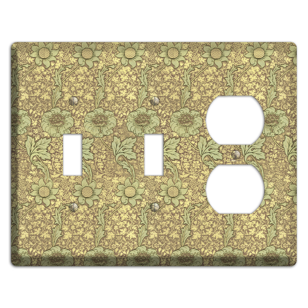 Wildflower Scroll 2 Toggle / Duplex Wallplate
