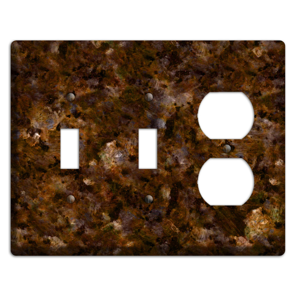 Baltic Green Granite 2 Toggle / Duplex Wallplate