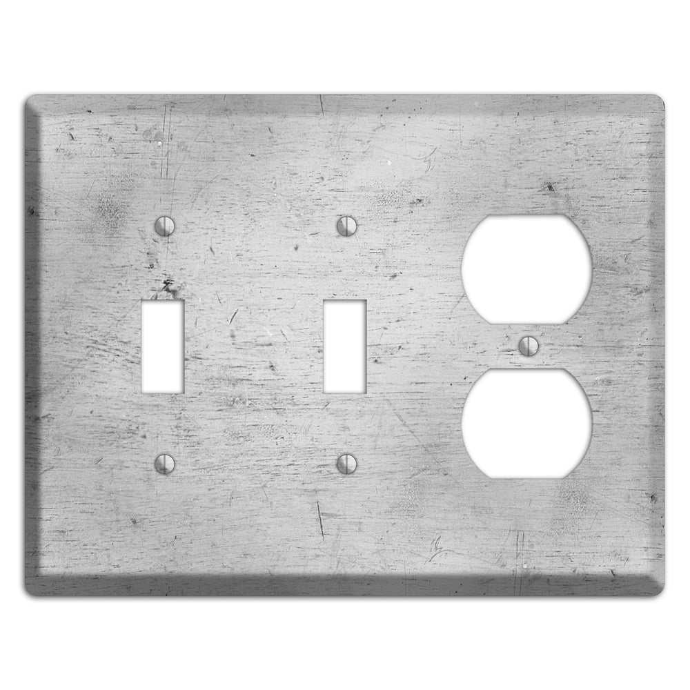 Silver Deck 2 Toggle / Duplex Wallplate