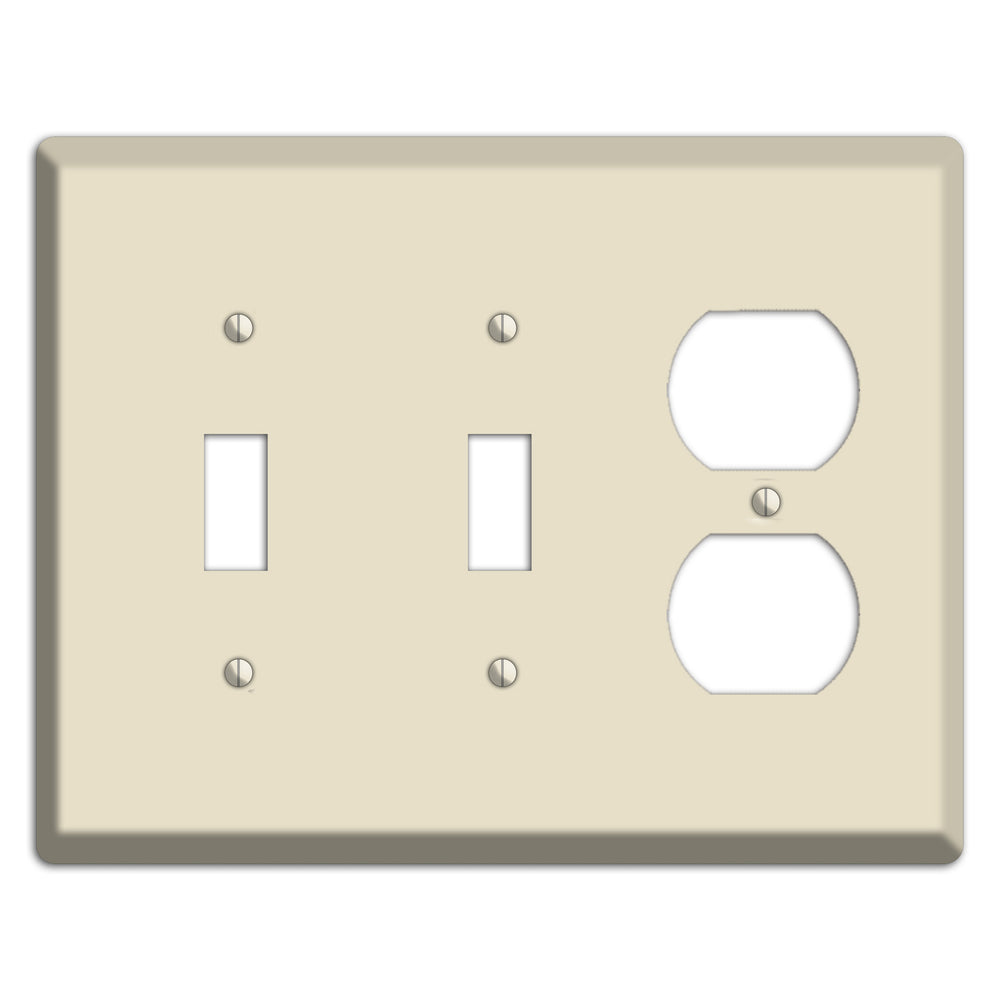Baxter Ivory Cream 2 Toggle / Duplex Wallplate