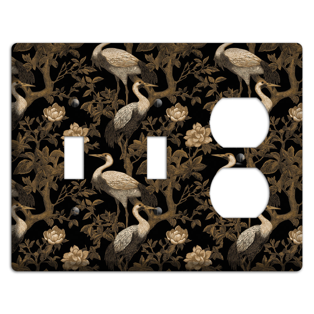 Obsidian Heron Dusk 2 Toggle / Duplex Wallplate