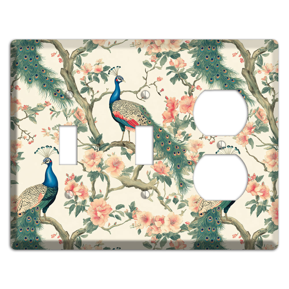 Imperial Plumage Garden 2 Toggle / Duplex Wallplate