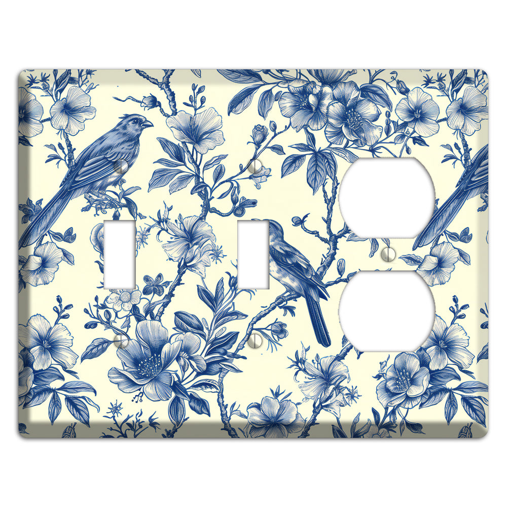 Porcelain Garden Song 2 Toggle / Duplex Wallplate