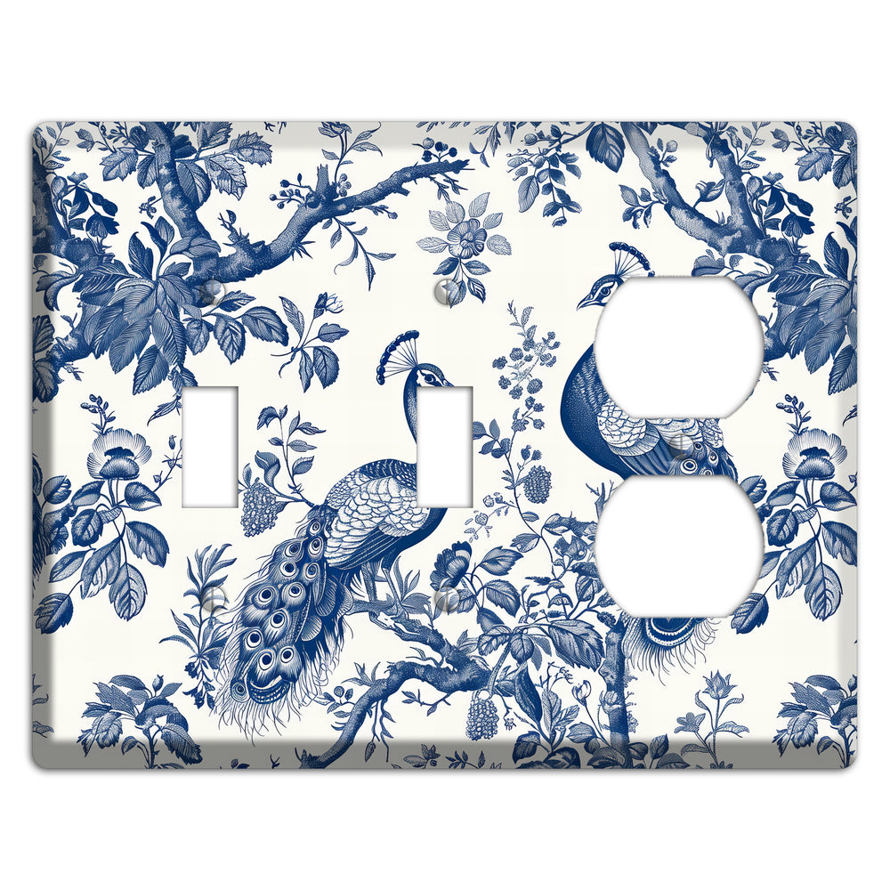 Peacock & Branch 2 Toggle / Duplex Wallplate
