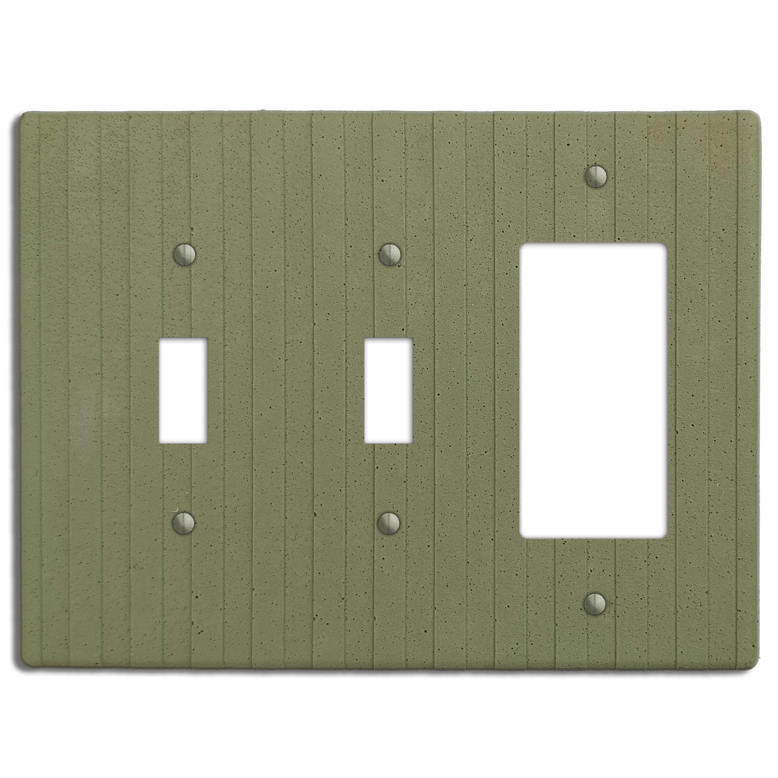 Sage Green Boho Stripes 2 Toggle / Rocker Cover Plate