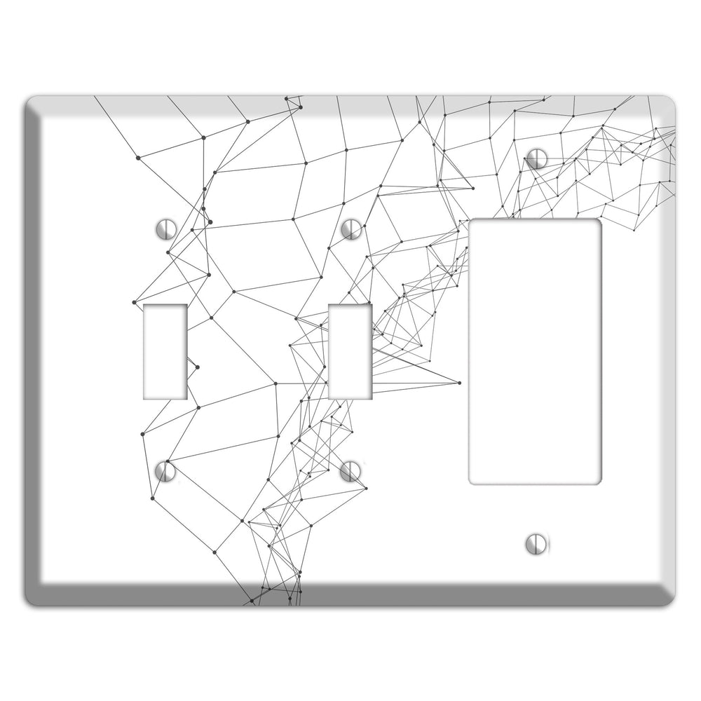 Neural Drift Lines 2 Toggle / Rocker Wallplate