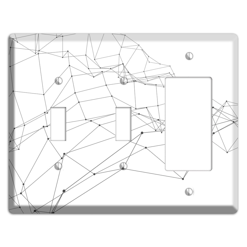 Woven Signal Web 2 Toggle / Rocker Wallplate