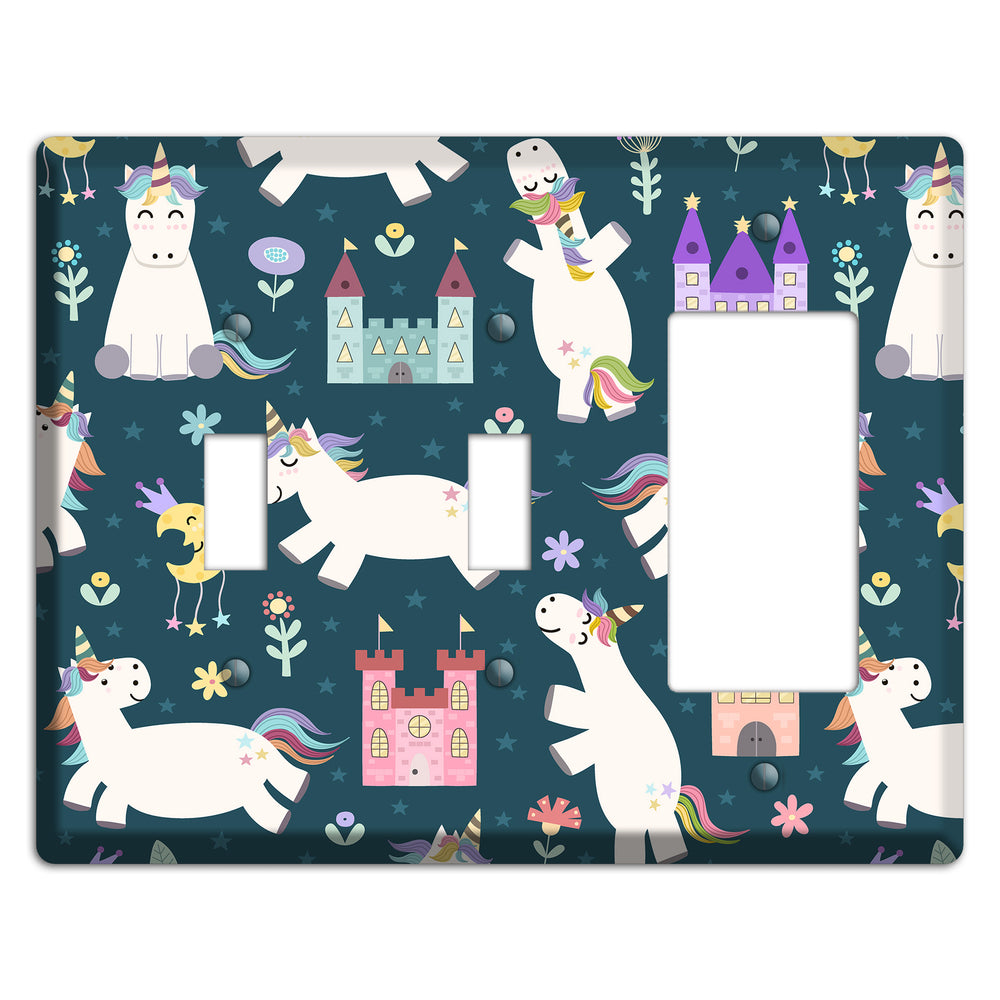 Unicorn Kingdom 2 Toggle / Rocker Wallplate
