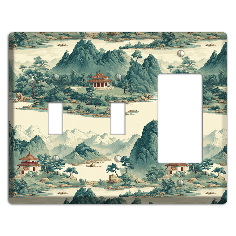 Mist & Pavilion 2 Toggle / Rocker Wallplate