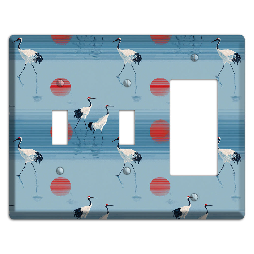 Scarlet Sun Shallows 2 Toggle / Rocker Wallplate