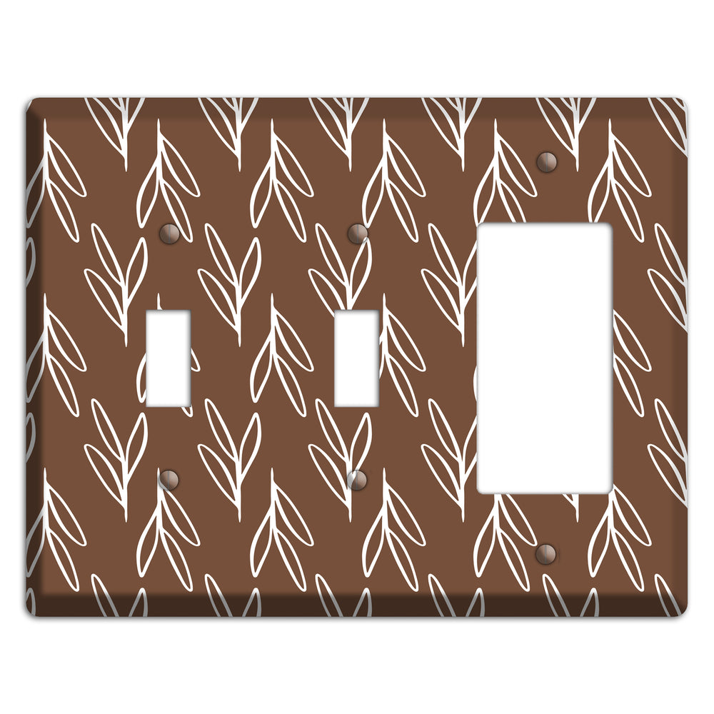 Wheat & Shadow 2 Toggle / Rocker Wallplate