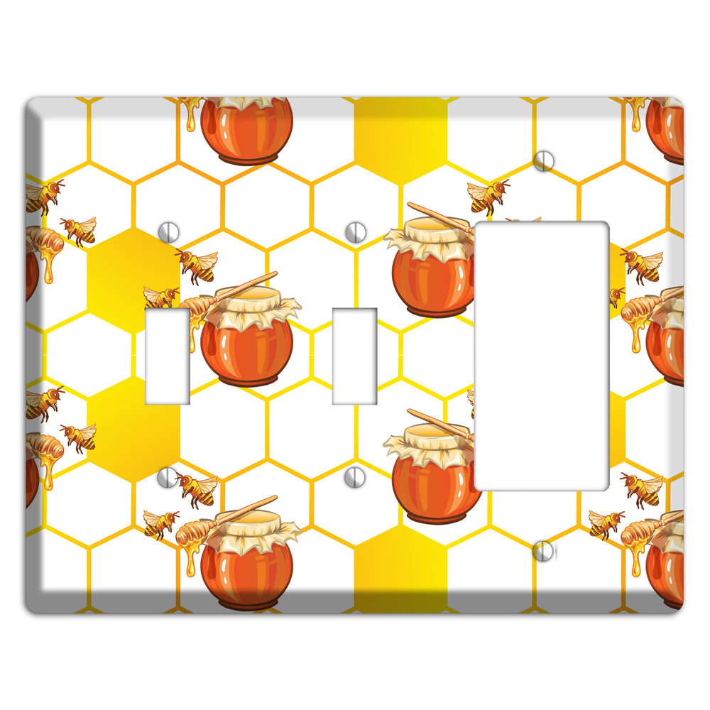 Honeypot Reverie 2 Toggle / Rocker Wallplate