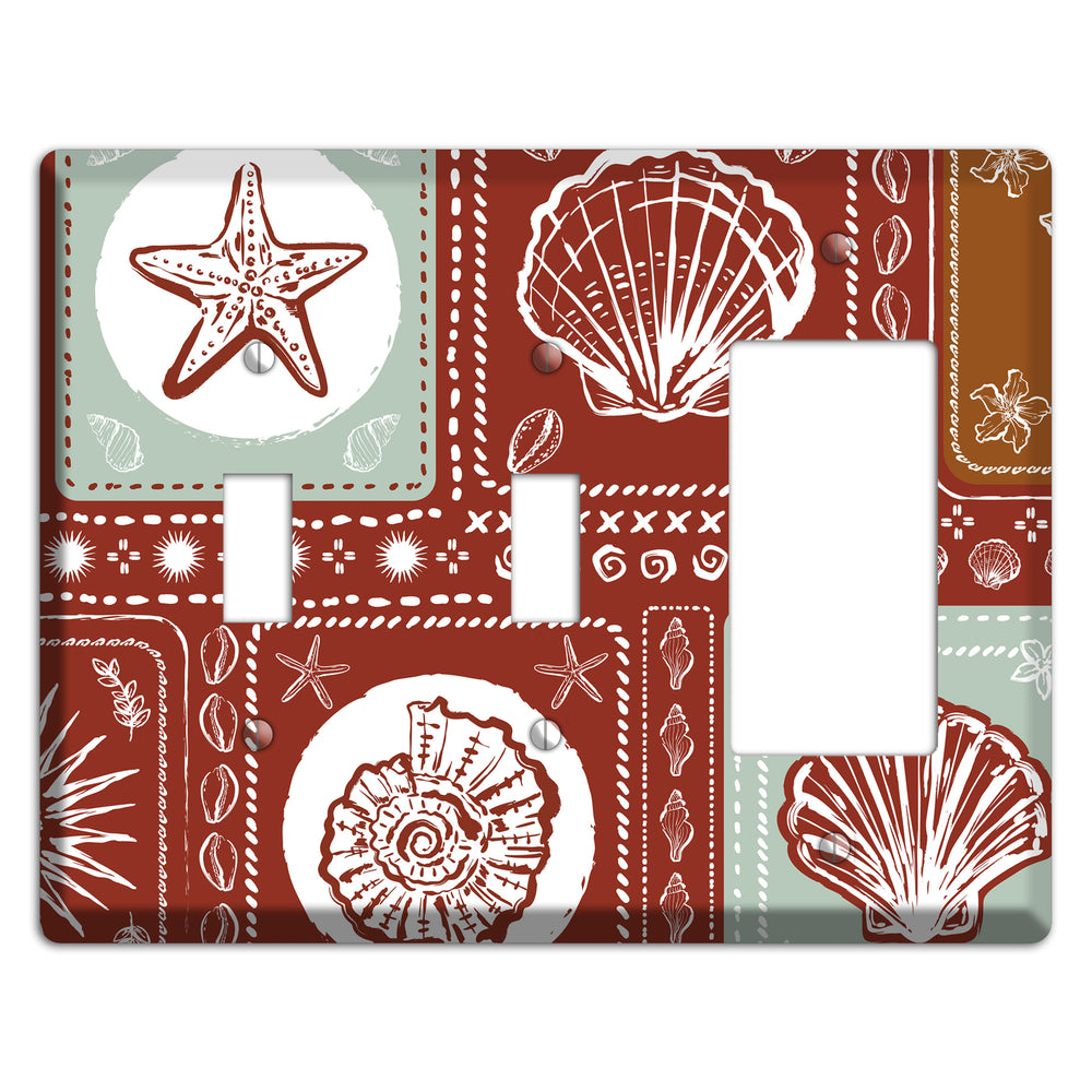 Crimson Tide Relics 2 Toggle / Rocker Wallplate