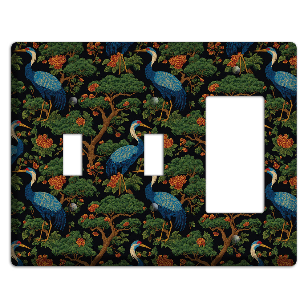 Cobalt Pine Vigil 2 Toggle / Rocker Wallplate