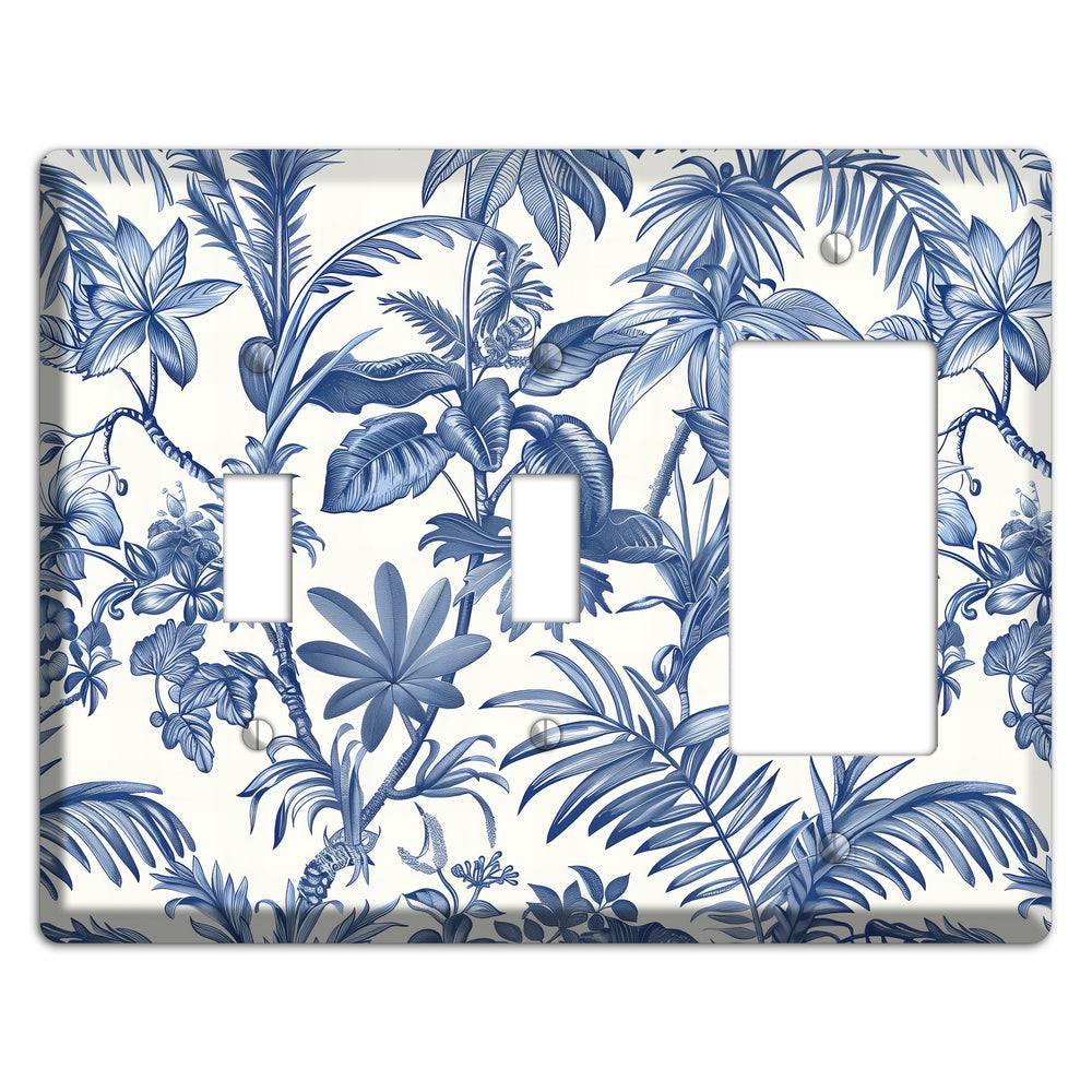 Tropic Indigo Reverie 2 Toggle / Rocker Wallplate