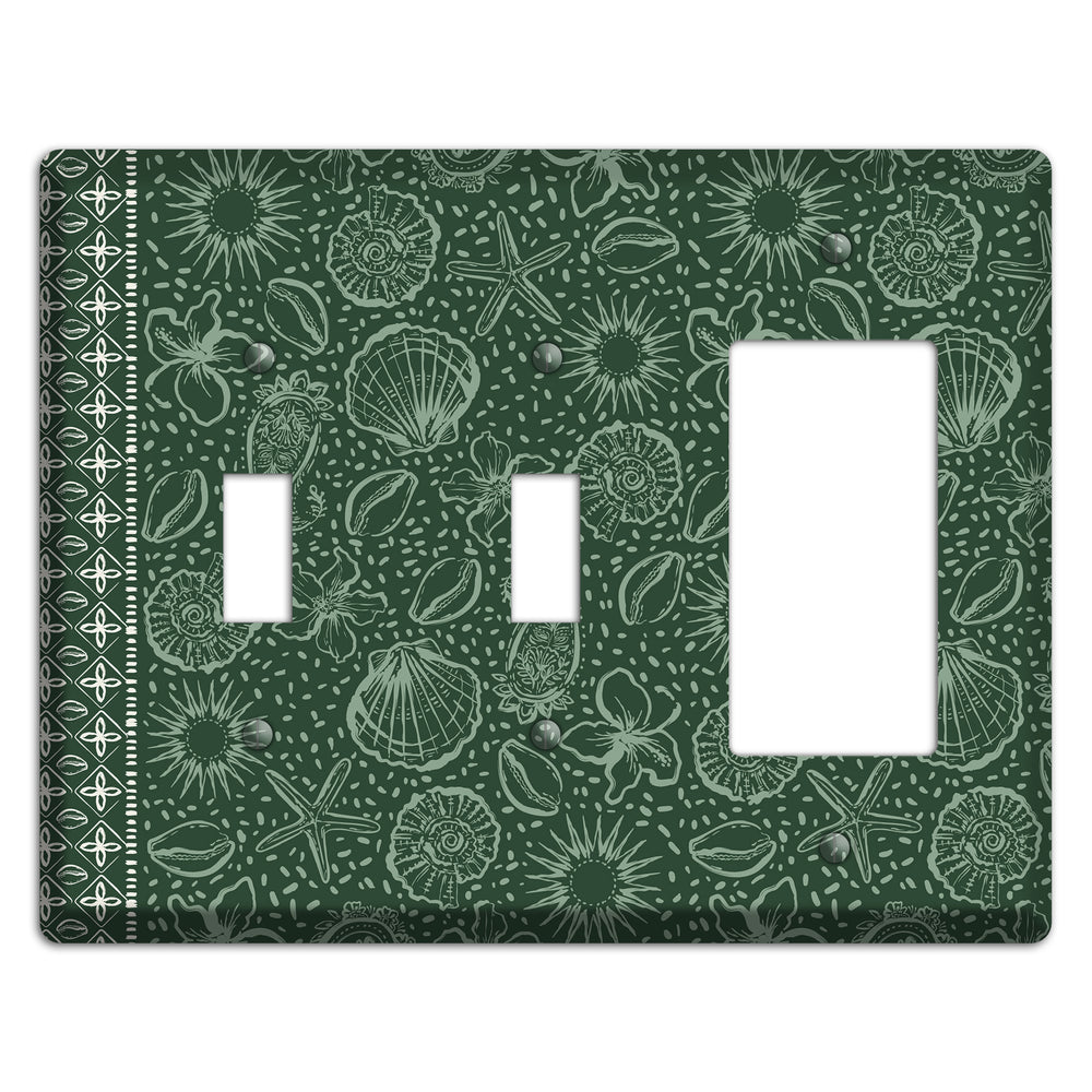Emerald Tide Reliquary 2 Toggle / Rocker Wallplate