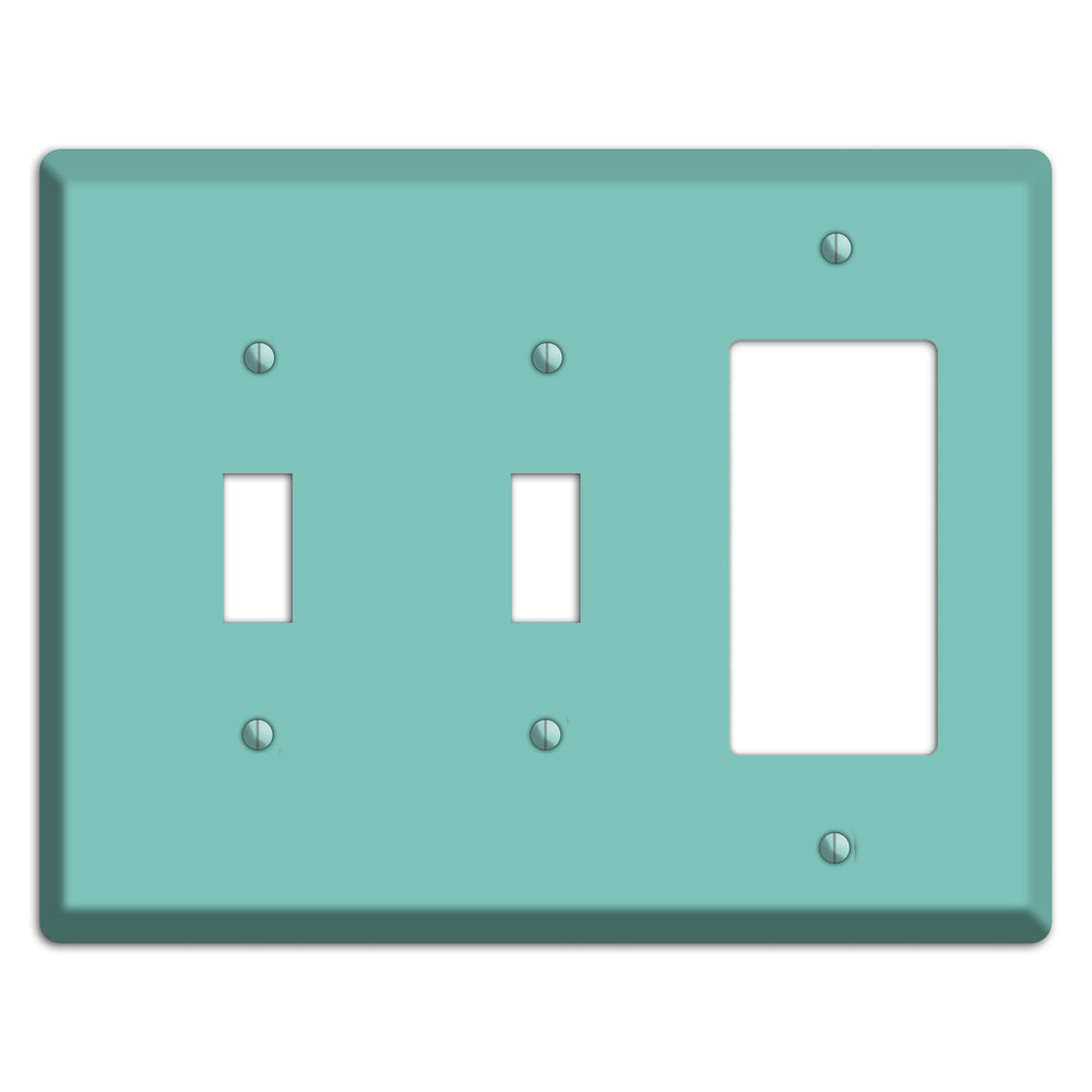 Baxter Seafoam 2 Toggle / Rocker Wallplate