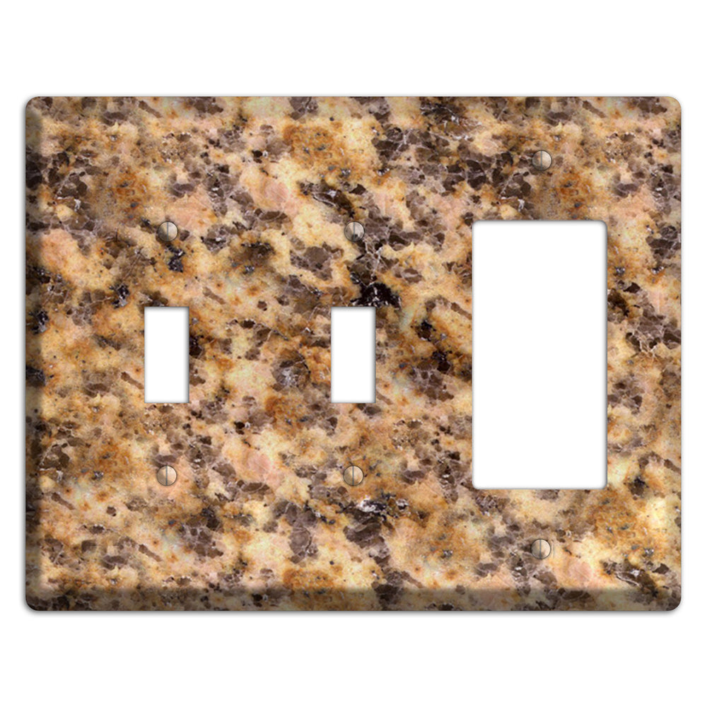 Lapidus Granite 2 Toggle / Rocker Wallplate
