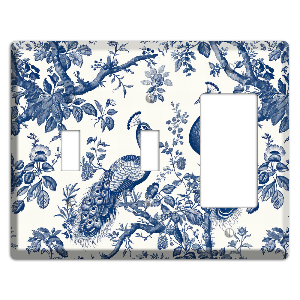 Peacock & Branch 2 Toggle / Rocker Wallplate