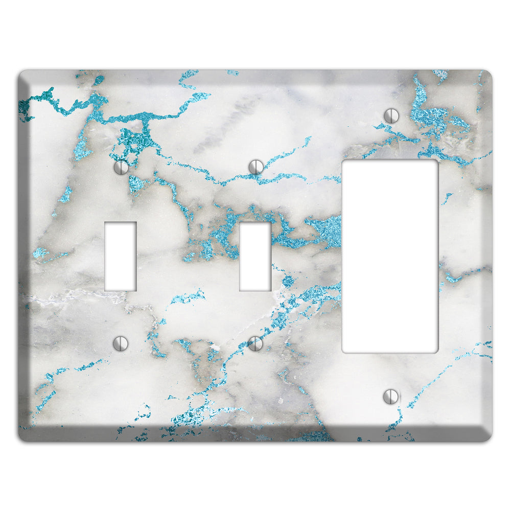 Gumbo Marble 2 Toggle / Rocker Wallplate