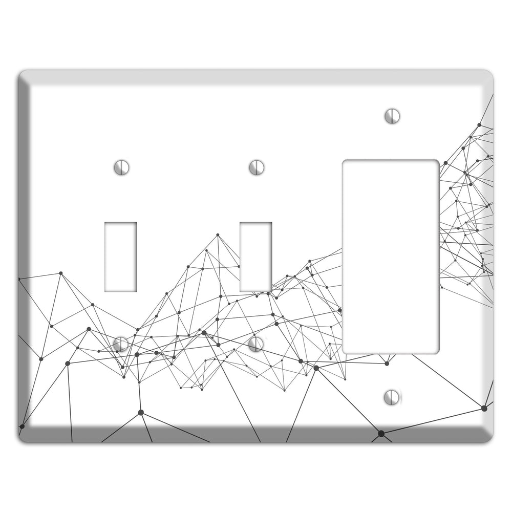 Fractured Cartography 2 Toggle / Rocker Wallplate