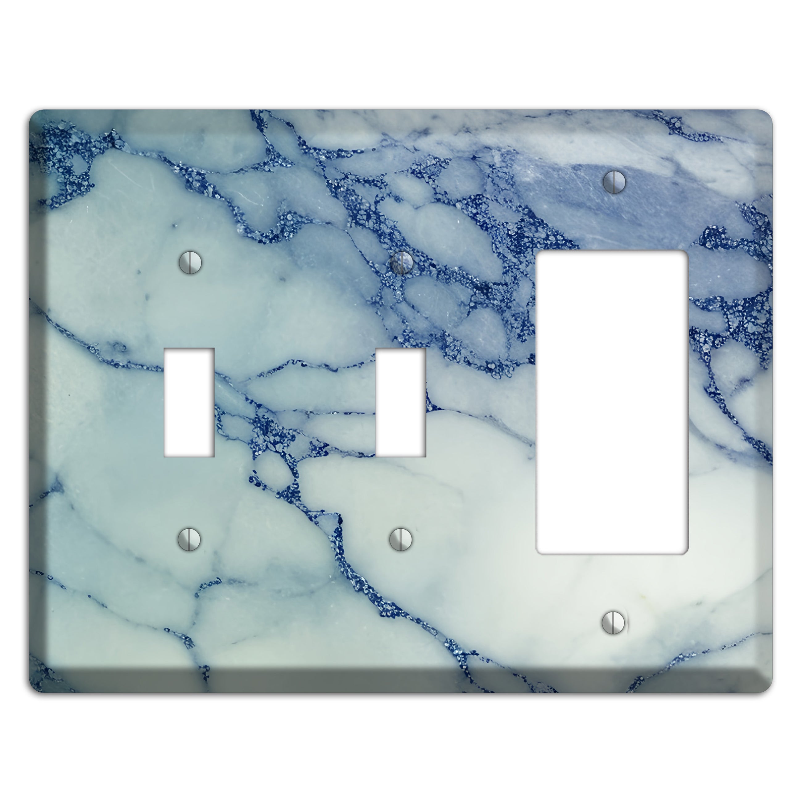 Opal marble 2 Toggle / Rocker Wallplate