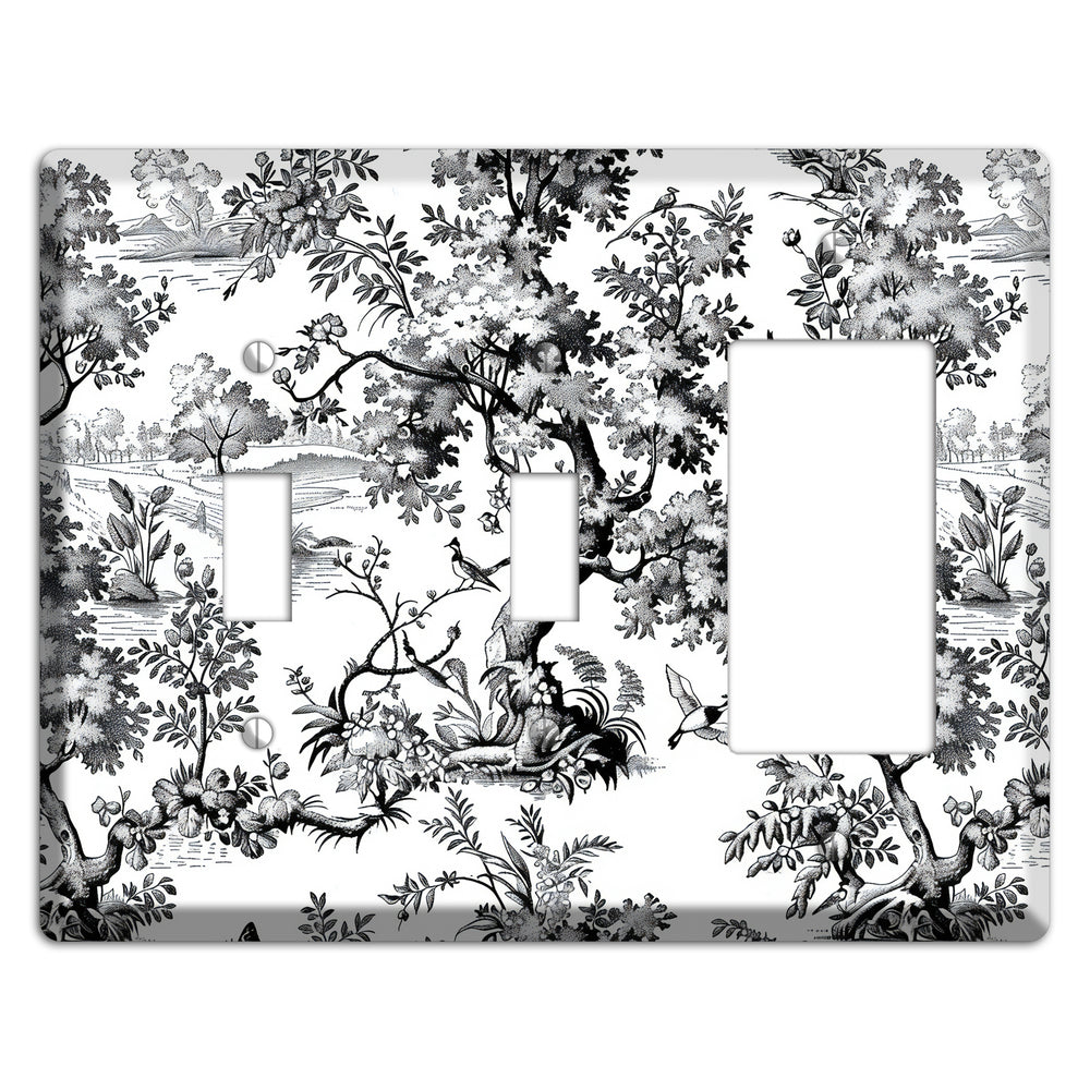 Pastoral Ink Reverie 2 Toggle / Rocker Wallplate