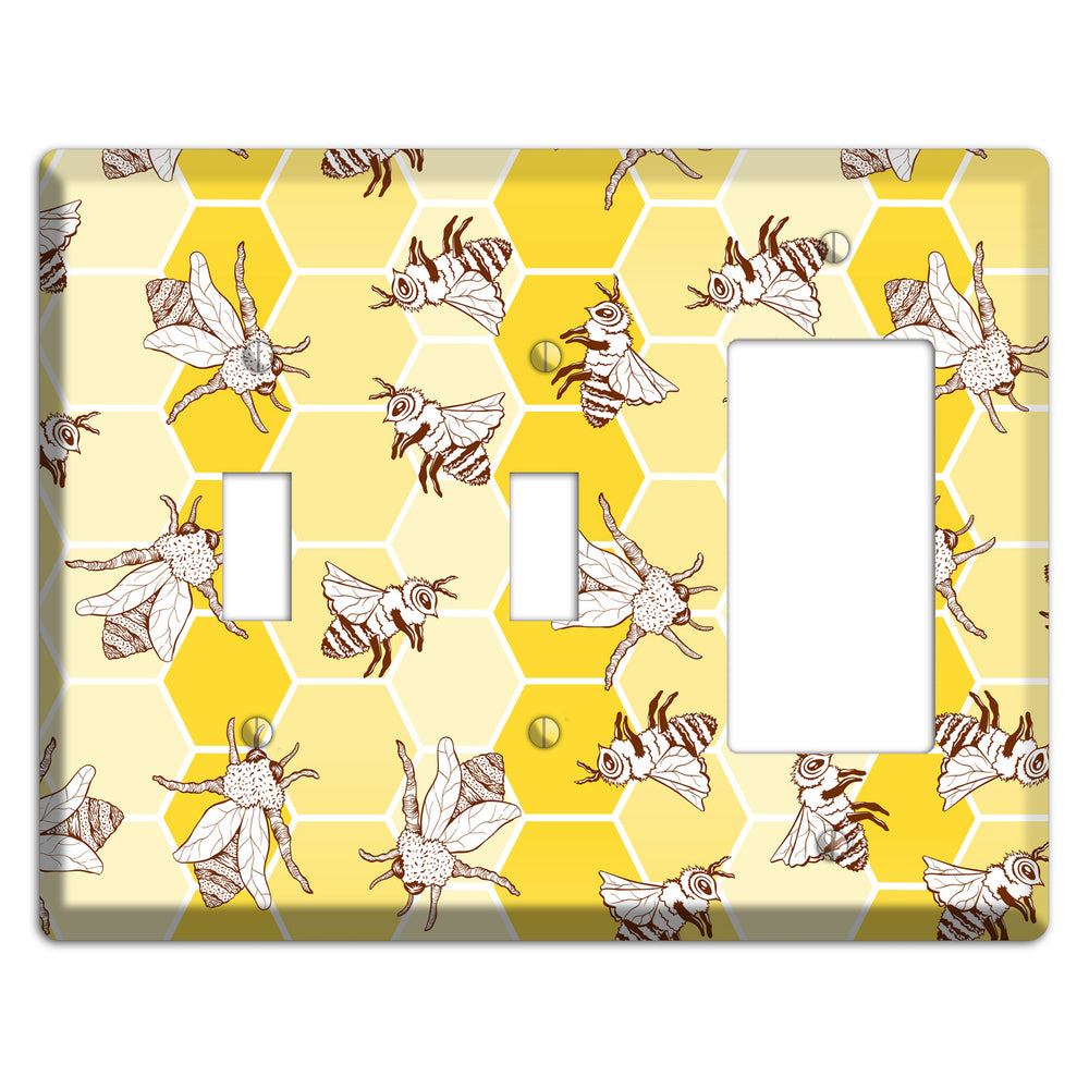 Hive & Wing 2 Toggle / Rocker Wallplate