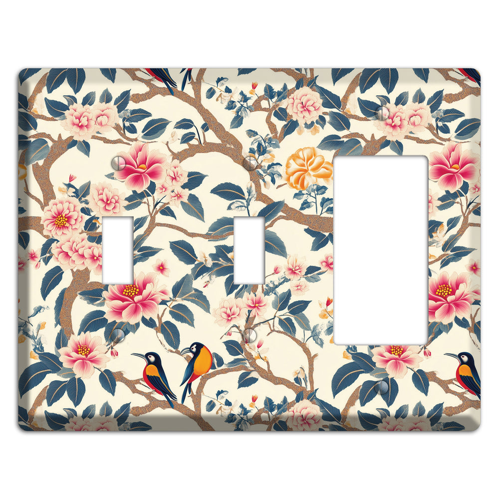 Blossom & Wing 2 Toggle / Rocker Wallplate