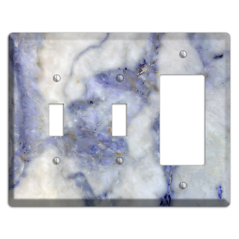 Spindle Marble 2 Toggle / Rocker Wallplate