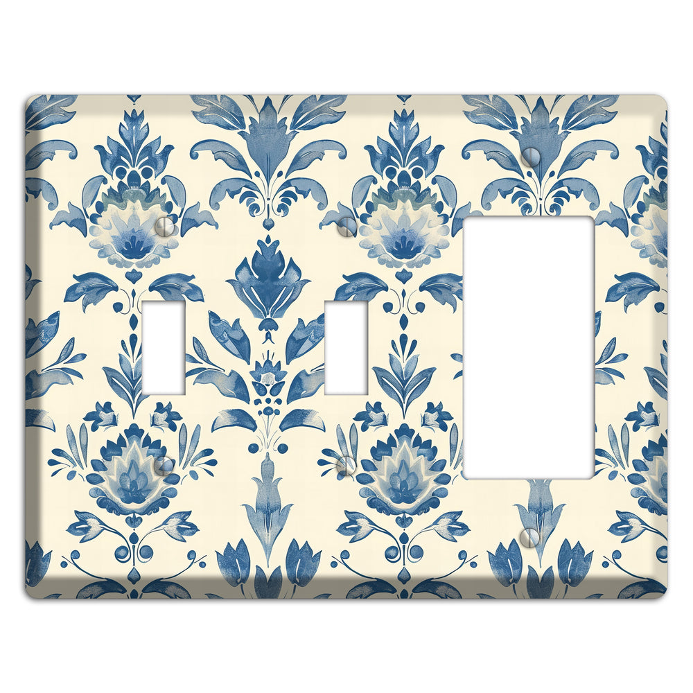 Bloom & Indigo 2 Toggle / Rocker Wallplate