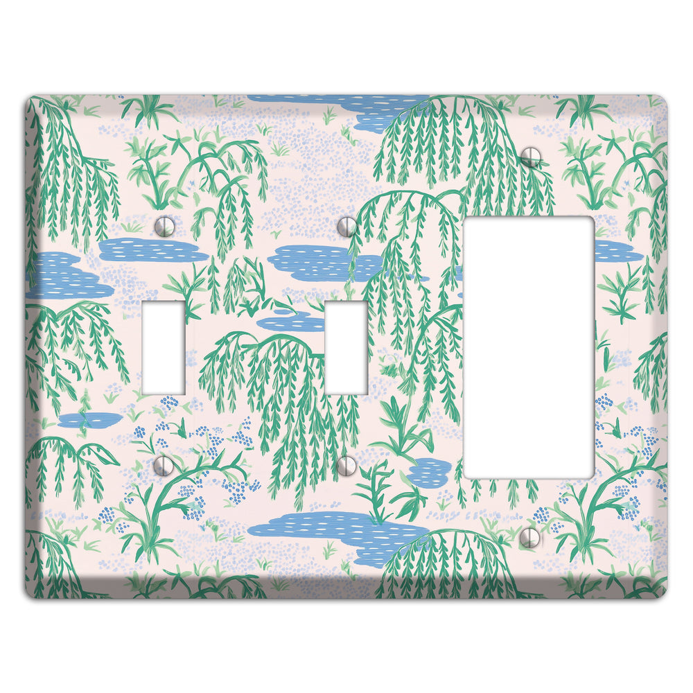 Willow & Still Water 2 Toggle / Rocker Wallplate
