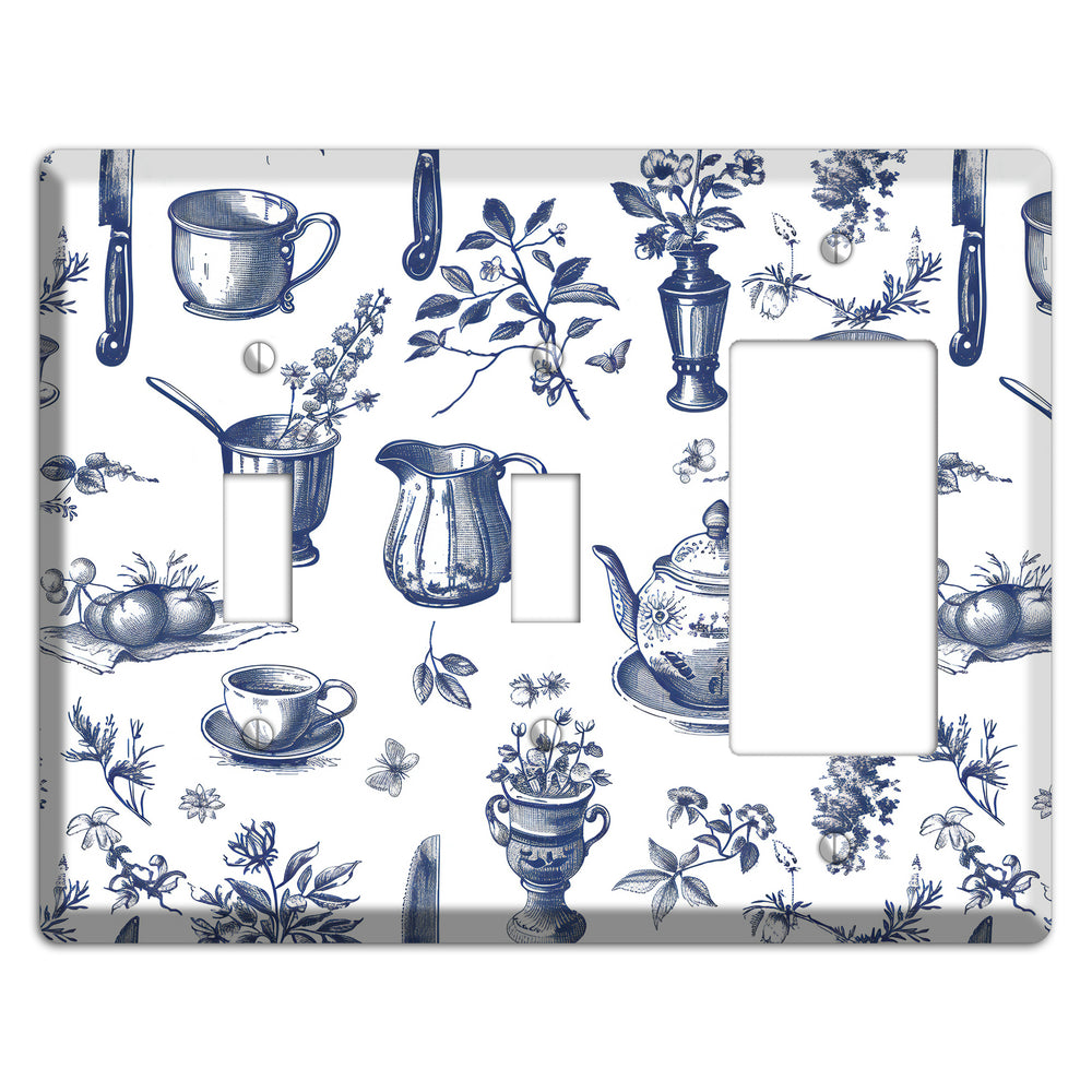 Pantry & Petal 2 Toggle / Rocker Wallplate