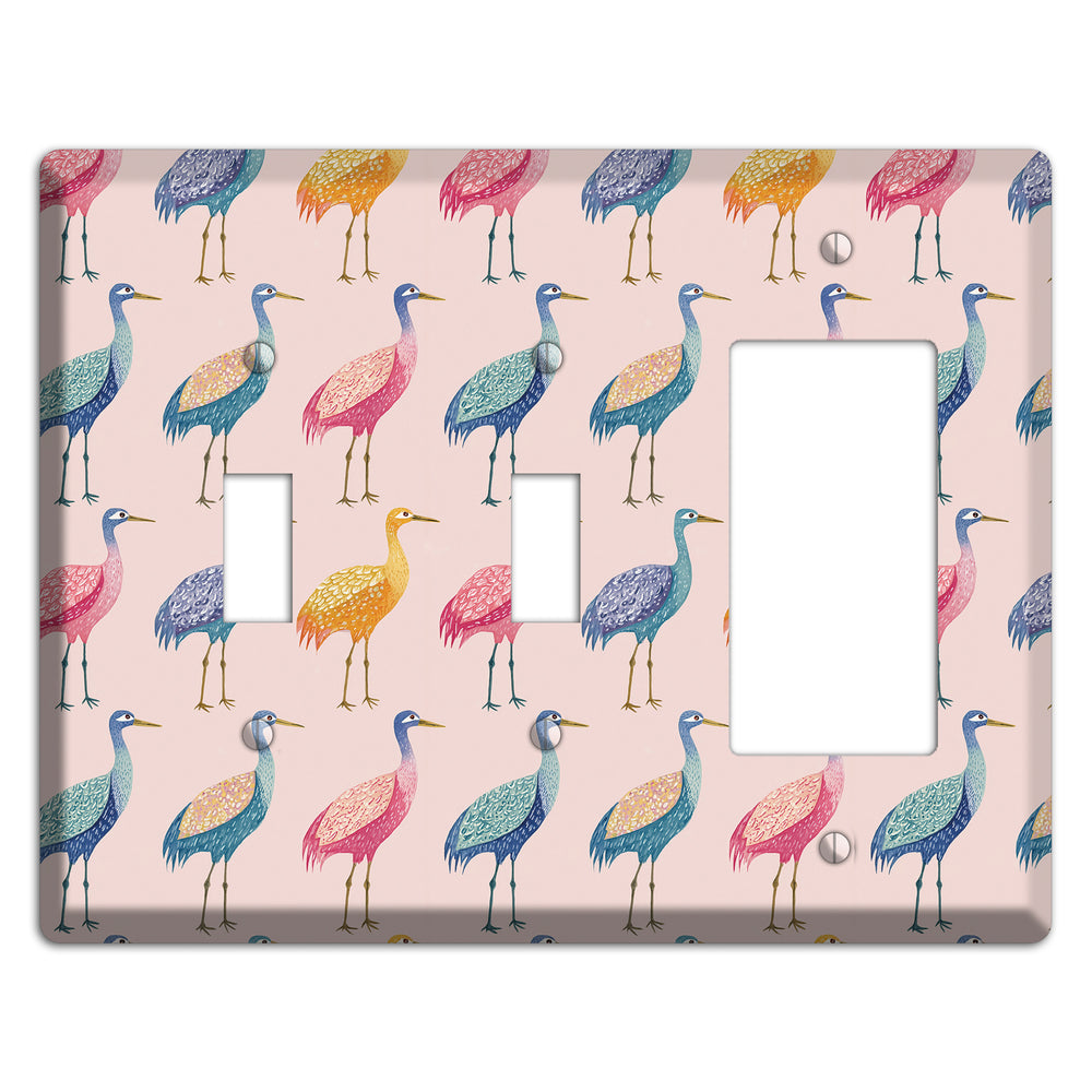 Rainbow Marsh Parade 2 Toggle / Rocker Wallplate