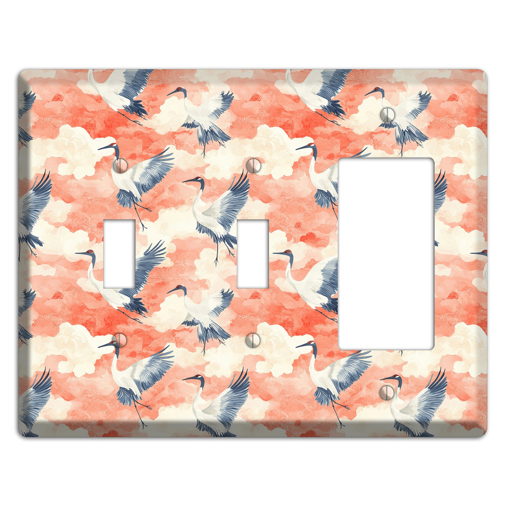 Coral Sky Migration 2 Toggle / Rocker Wallplate