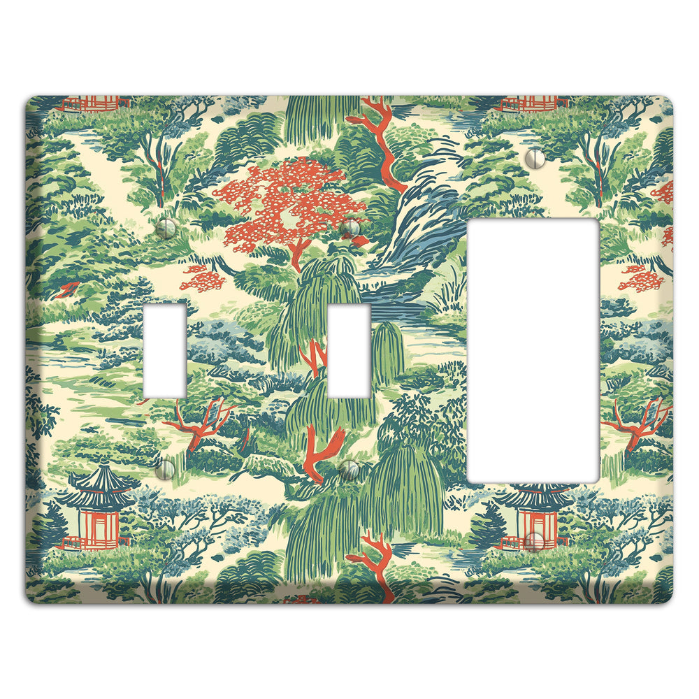 Pavilion & Willow 2 Toggle / Rocker Wallplate