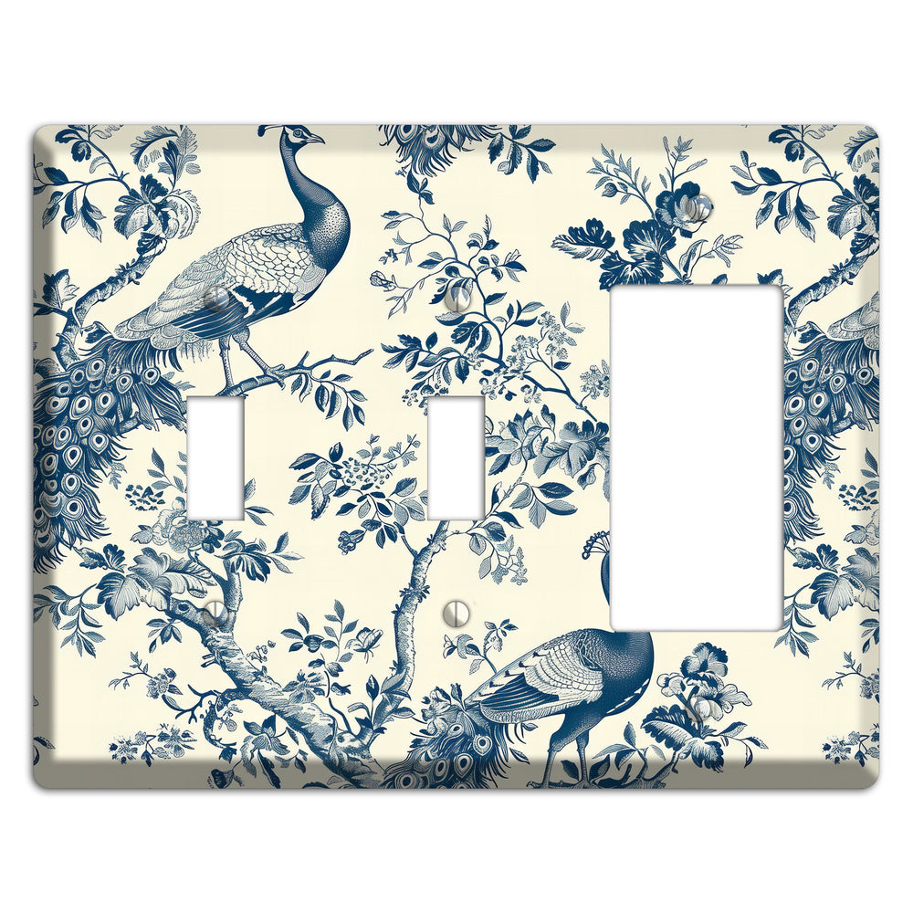 Peacock Court 2 Toggle / Rocker Wallplate