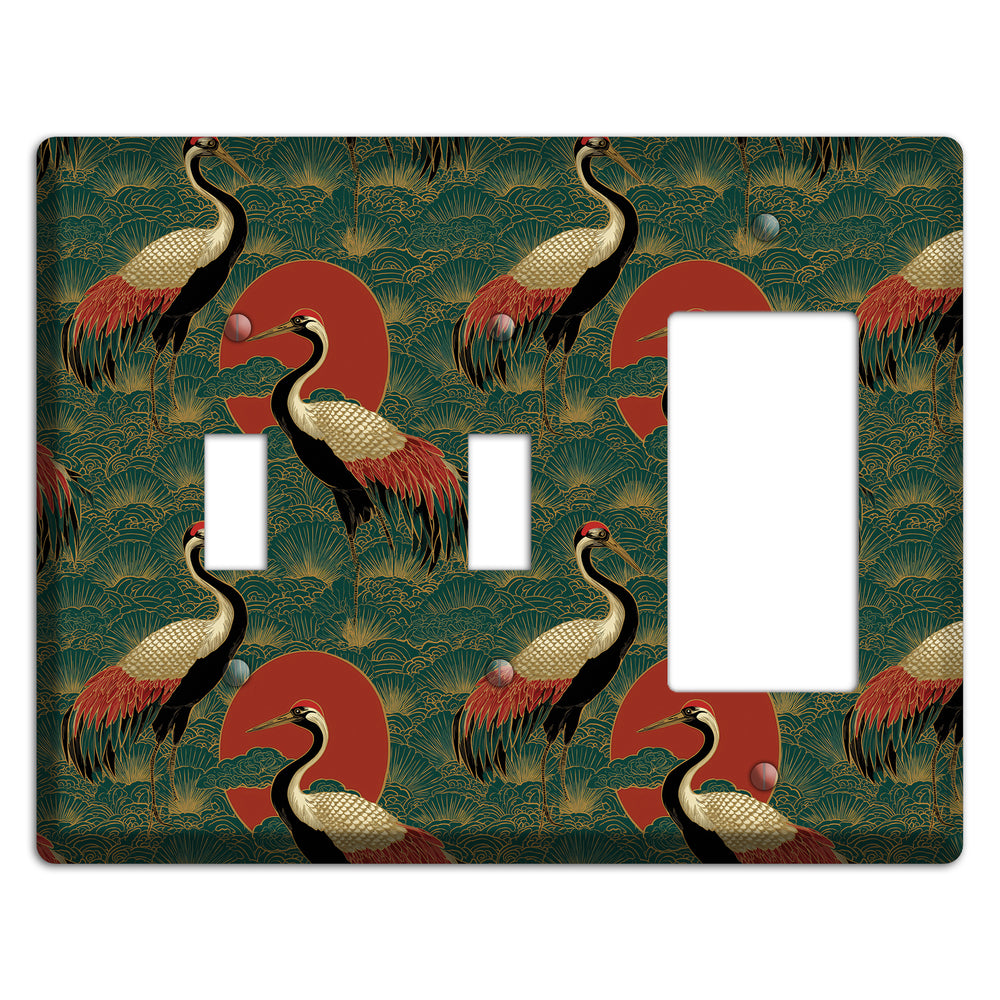 Jade Sun Sentinels 2 Toggle / Rocker Wallplate