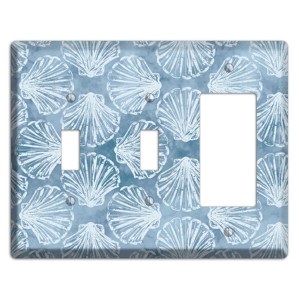 Coastal Shell Drift 2 Toggle / Rocker Wallplate