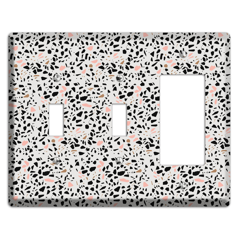 Monochrome Mix 2 Toggle / Rocker Wallplate