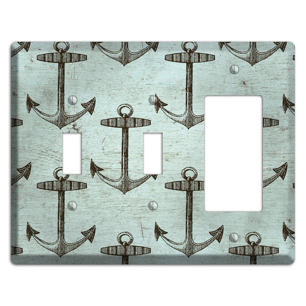 Anchored in Time 2 Toggle / Rocker Wallplate