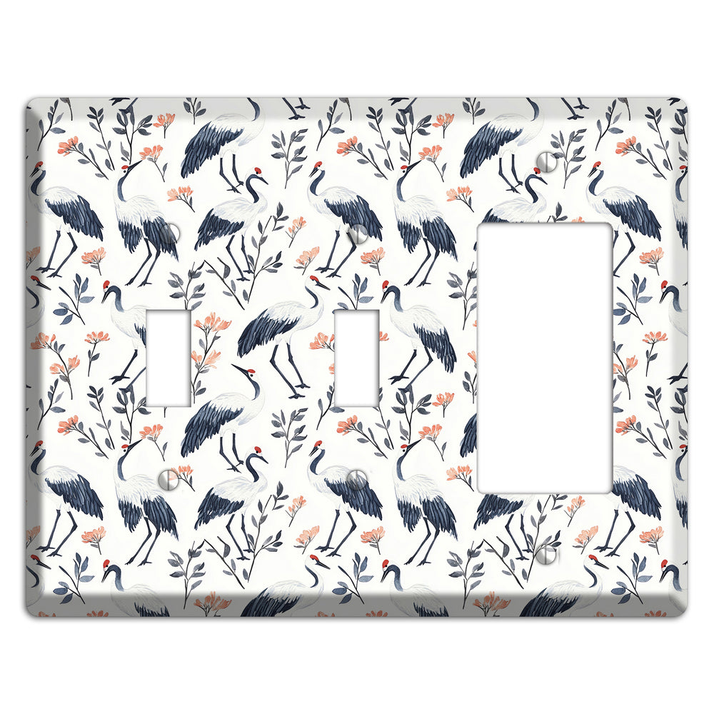 Slate & Coral Marsh 2 Toggle / Rocker Wallplate