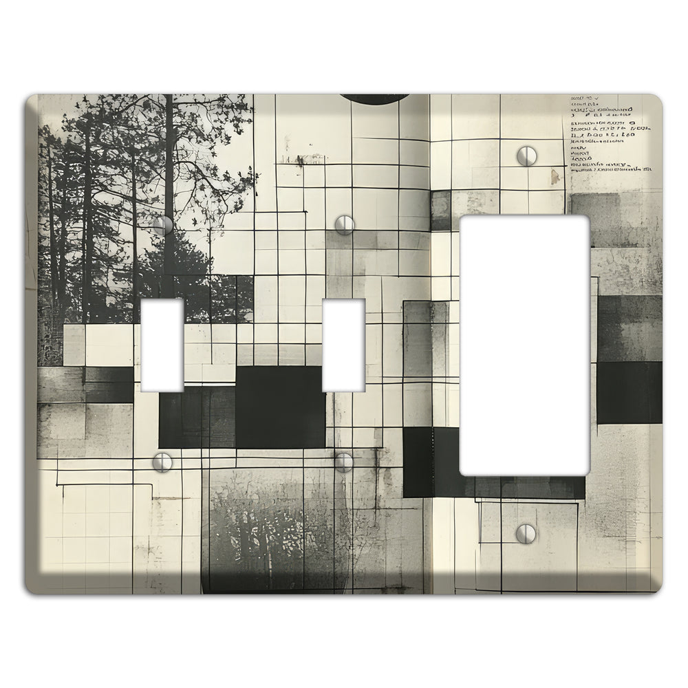 Cartographer's Dream 2 Toggle / Rocker Wallplate