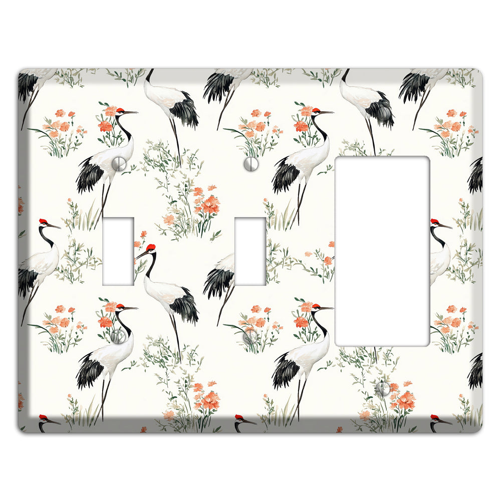 Coral Meadow Flight 2 Toggle / Rocker Wallplate